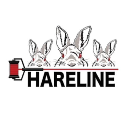 Hareline Black Barred Groovy Rabbit Strips
