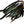 Hareline Iridescent Black Schlappen