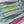 Assortment of Just Add H2O Crystal Flesh fly tying material with varying colors fanned out.