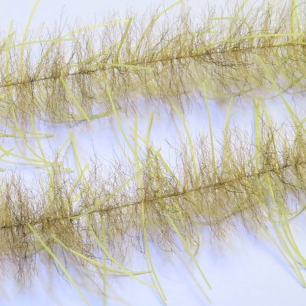 A pair of Just Add H2O Lively Legs Crustacean Brush in bronze back and tan on a white background.