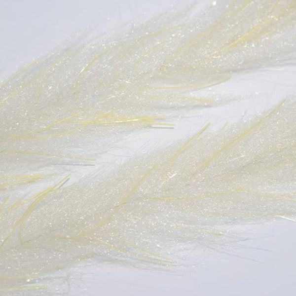 Pair of Just Add H2O Lively Legs Streamer Brushes in shrimp and tan on a white background.