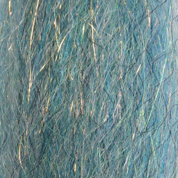 Mackerel color close-up image of Just Add H2O Steve Farrar's Flash Blend fly tying material.