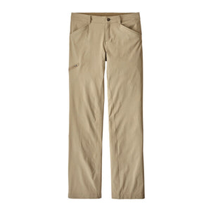 Husk tan Patagonia Women's Quandary Pant on a white background.