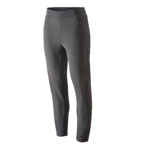 Patagonia Women's R2 TechFace Pants in gray color on a white background.
