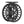 Matte black color Redington Zero Click Drag Fly Reel showing the handle side on a white background.