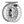 Wolf grey color Redington Zero Click Drag Fly Reel showing the handle side on a white background.