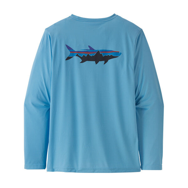 Patagonia Men's Cap Cool Daily Fish Graphic Long Sleeve Shirt