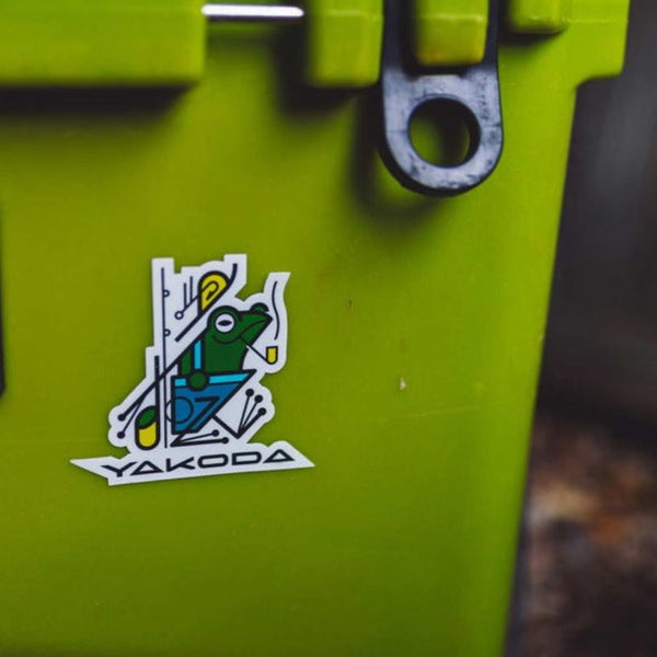 Yakoda Peace Frog Sticker